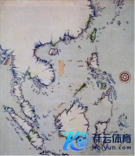 康熙五十五年（1716年），清闽浙总督觉罗满保编制《西南洋各番针路标的图》。中国南海网