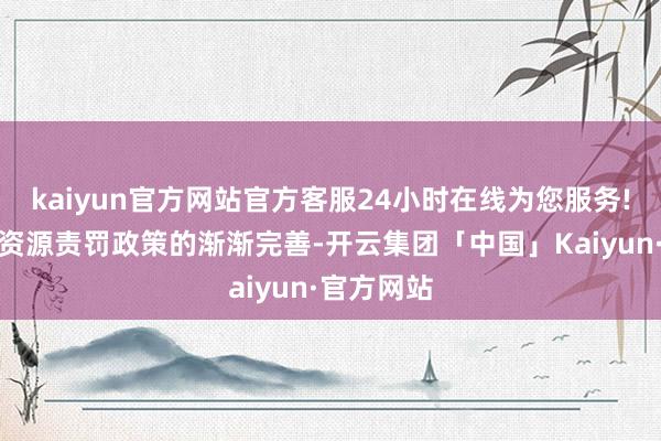 kaiyun官方网站官方客服24小时在线为您服务!跟着渔业资源责罚政策的渐渐完善-开云集团「中国」Kaiyun·官方网站