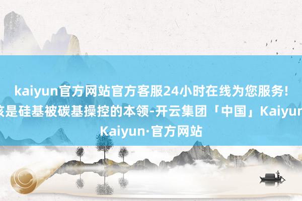 kaiyun官方网站官方客服24小时在线为您服务!接下来应该是硅基被碳基操控的本领-开云集团「中国」Kaiyun·官方网站